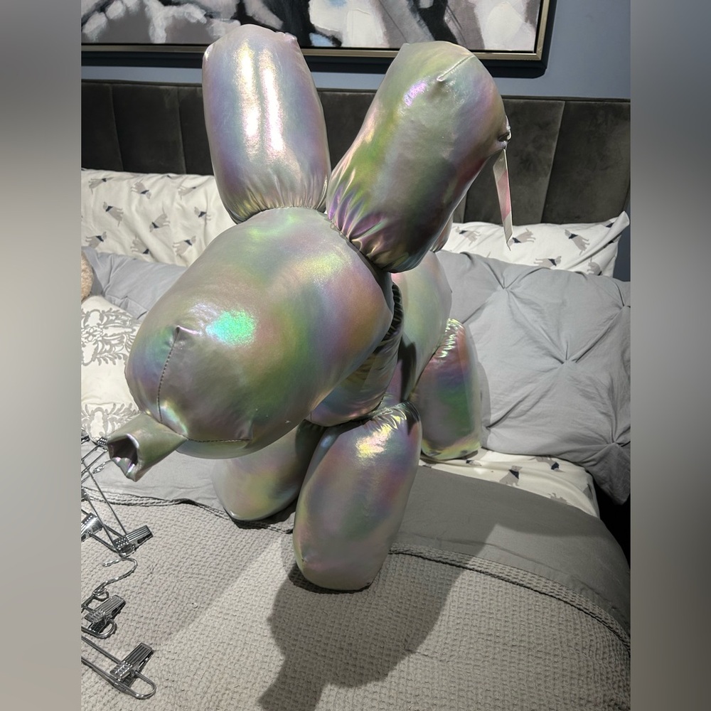 Majestic Iridescent Balloon Dog Plushie - 26" Large, New with Tags!